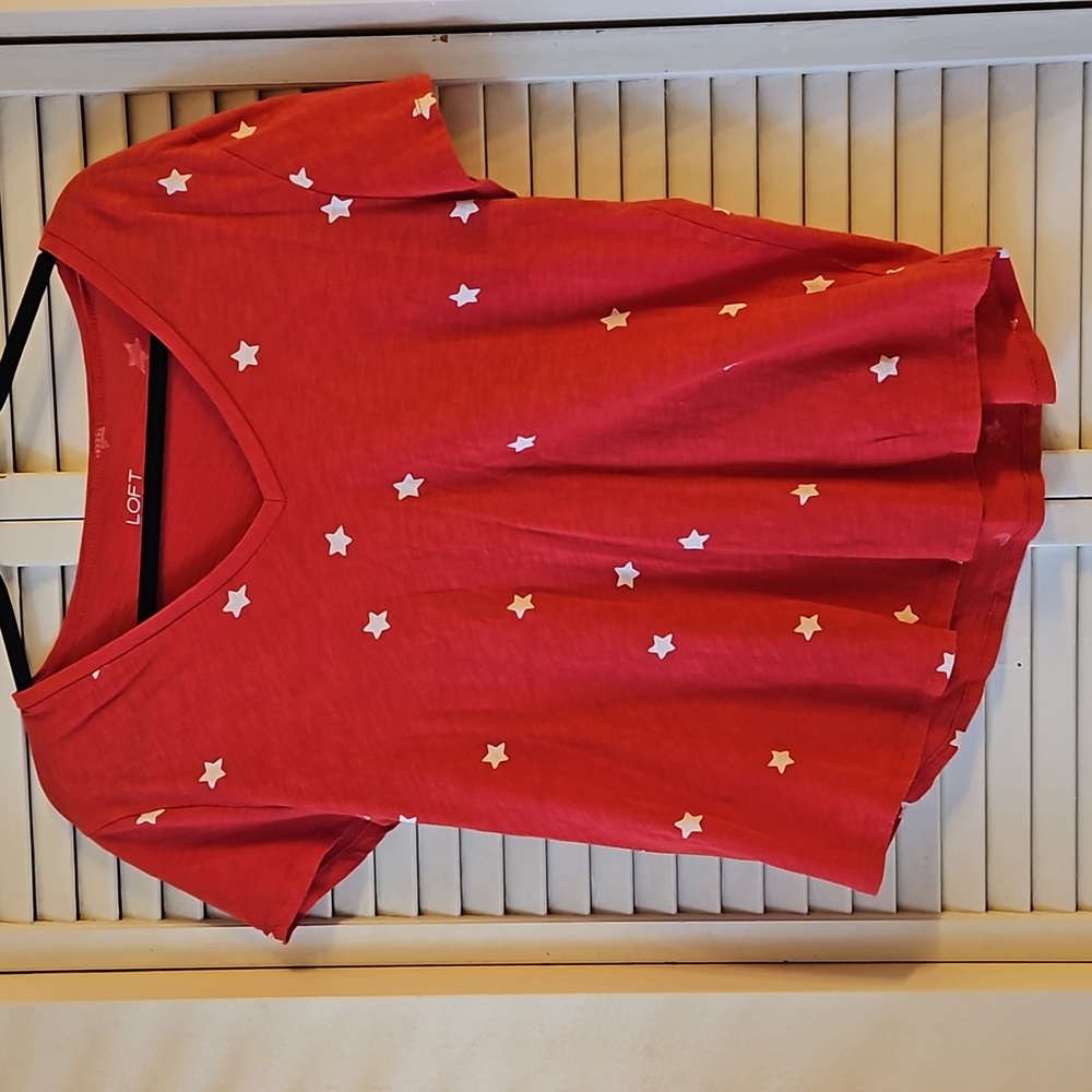 Ann Taylor Loft red star tee